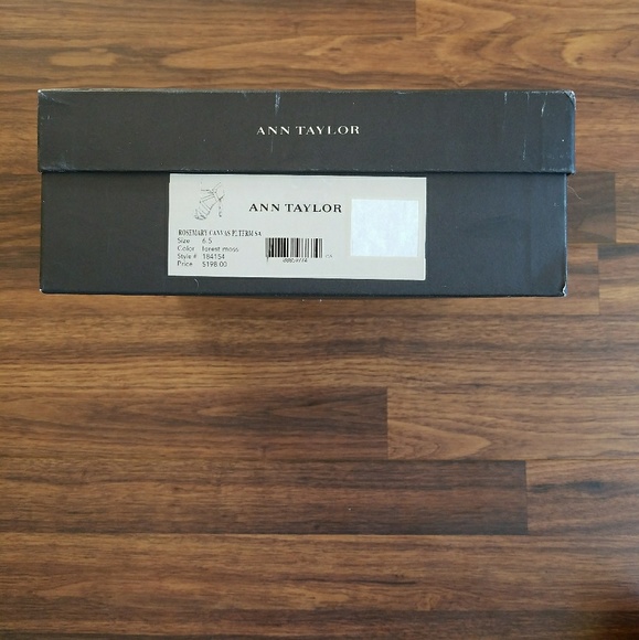 Ann Taylor RARE Canvas Platform Sandals size 6.5 - Picture 7 of 8